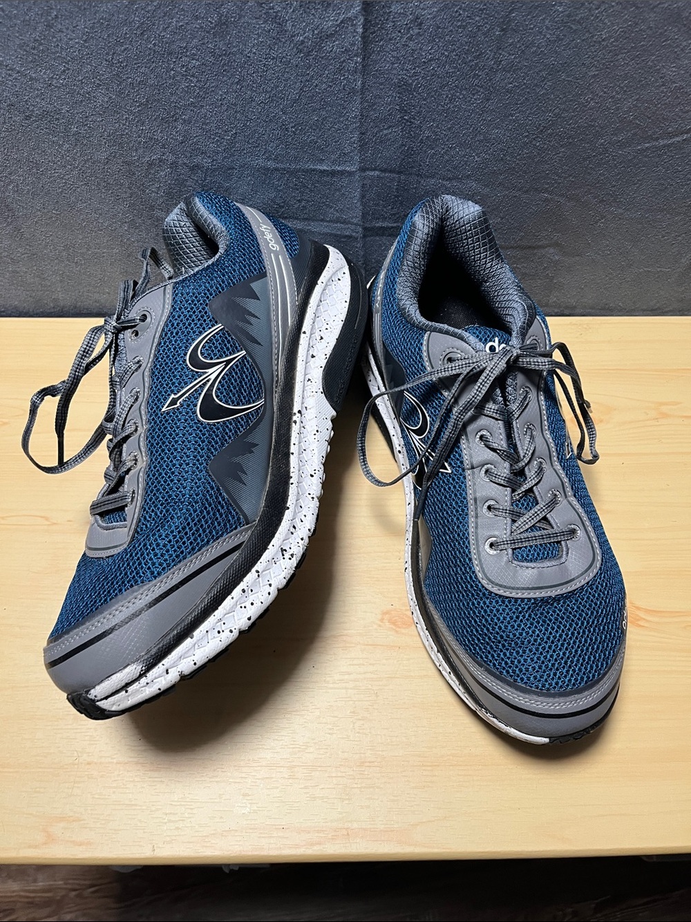 Gravity Defyer Gdefy Men's 13 Mighty Walk Blue Gray Running Shoes TB9024MUG